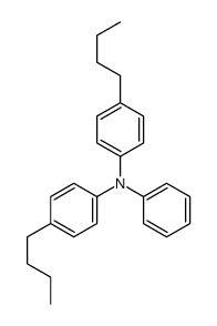 4-butyl-N-(4-butylphenyl)-N-phenylaniline结构式