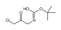 Carbamic acid, (3-chloro-2-oxopropyl)-, 1,1-dimethylethyl ester (9CI) structure