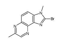 2-bromo-3,7-dimethylimidazo[4,5-f]quinoxaline结构式