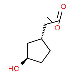 methyl 2-[(1R,3R)-rel-3-hydroxycyclopentyl]acetate Structure