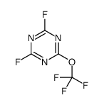 2,4-difluoro-6-(trifluoromethoxy)-1,3,5-triazine Structure