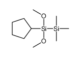 cyclopentyl-dimethoxy-trimethylsilylsilane Structure