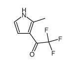 Ethanone, 2,2,2-trifluoro-1-(2-methyl-1H-pyrrol-3-yl)- (9CI)结构式