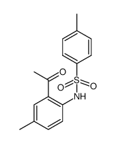 N-(2-acetyl-4-methylphenyl)-4-methylbenzenesulfonamide Structure