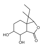 1(3H)-Isobenzofuranone, 3-butylidene-4,5,6,7-tetrahydro-6,7-dihydroxy- , cis-结构式