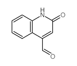 4-Quinolinecarboxaldehyde,1,2-dihydro-2-oxo-结构式