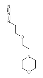 4-(2-(2-azidoethoxy)ethyl)morpholine结构式