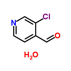 3-Chloroisonicotinaldehyde hydrate structure