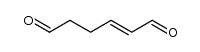 (E)-2-hexenedial Structure