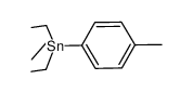 triethyl(p-tolyl)tin Structure