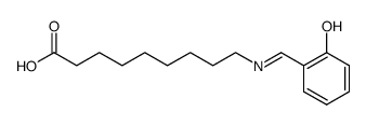 9-((2-hydroxybenzylidene)amino)nonanoic acid Structure