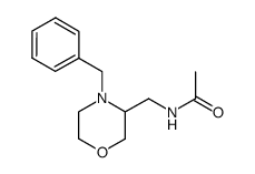 N-(4-benzylmorpholin-3-yl)methylacetamide结构式