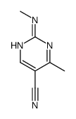 5-Pyrimidinecarbonitrile, 4-methyl-2-(methylamino)- (8CI) Structure