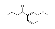 1-chlor-1-(3'-methoxyphenyl)-butane Structure