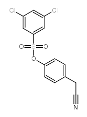 [4-(cyanomethyl)phenyl] 3,5-dichlorobenzenesulfonate Structure
