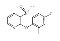 2-(2,4-difluorophenoxy)-3-nitropyridine structure