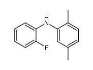 2-Fluoro-2',5'-dimethyldiphenylamine结构式