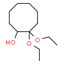 Cyclooctanol, 2,2-diethoxy-, (+)- (9CI) structure