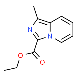 1-甲基咪唑并[1,5-A]吡啶-3-羧酸乙酯结构式