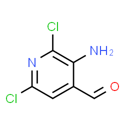 4-Pyridinecarboxaldehyde, 3-amino-2,6-dichloro-结构式