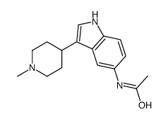 N-[3-(1-methylpiperidin-4-yl)-1H-indol-5-yl]acetamide Structure