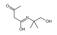 N-(1-hydroxy-2-methylpropan-2-yl)-3-oxobutanamide Structure