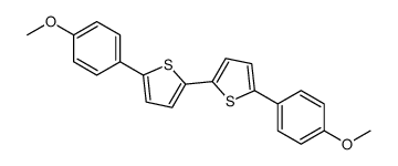 2-(4-methoxyphenyl)-5-[5-(4-methoxyphenyl)thiophen-2-yl]thiophene结构式