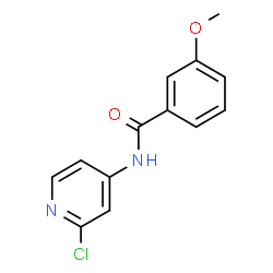 Benzamide, N-(2-chloro-4-pyridinyl)-3-methoxy-结构式