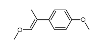 (Z)-1-methoxy-2-(4-methoxyphenyl)propene Structure