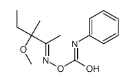 [(Z)-(3-methoxy-3-methylpentan-2-ylidene)amino] N-phenylcarbamate结构式