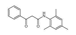 Benzoylessigsaeure-2,4,6-trimethylanilid结构式