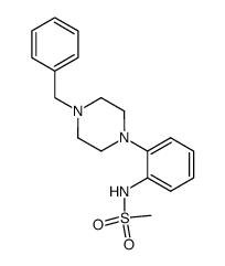 N-(2-(4-benzylpiperazin-1-yl)phenyl)methanesulfonamide Structure