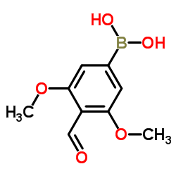 4-Formyl-3,5-dimethoxyphenylboronic acid Structure