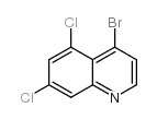 4-Bromo-5,7-dichloroquinoline structure