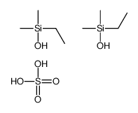 ethyl-hydroxy-dimethylsilane,sulfuric acid Structure