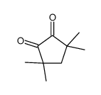 3,3,5,5-tetramethyl-1,2-Cyclopentanedione结构式