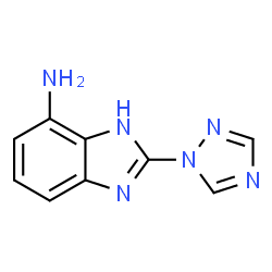1H-Benzimidazol-4-amine,2-(1H-1,2,4-triazol-1-yl)-(9CI) picture