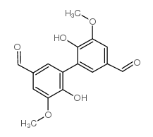 3,3-Biphenyldicarboxaldehyde, 6,6-dihydroxy-5,5-dimethoxy- (8CI) structure