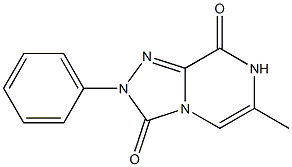 6-methyl-2-phenyl-[1,2,4]triazolo[4,3-a]pyrazine-3,8(2H,7H)-dione结构式