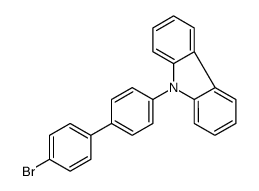 9-(4'-溴-4-联苯基)咔唑结构式