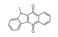 6-methyl-6H-indolo[2,3-b]quinoxaline-5,11-diium-5,11-diolate结构式