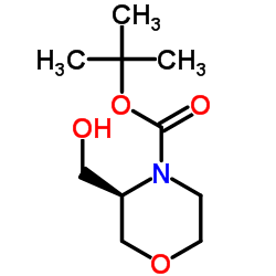 3-Hydroxymethyl-4-Bocmorpholine Structure