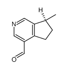 [S,(-)]-6,7-Dihydro-7-methyl-5H-2-pyrindine-4-carbaldehyde结构式