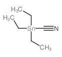 Stannanecarbonitrile,triethyl- Structure