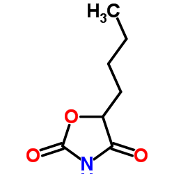 5-丁基噁唑-2,4-二酮结构式