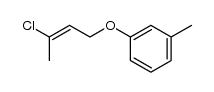 (3-chloro-but-2ξ-enyl)-m-tolyl ether Structure