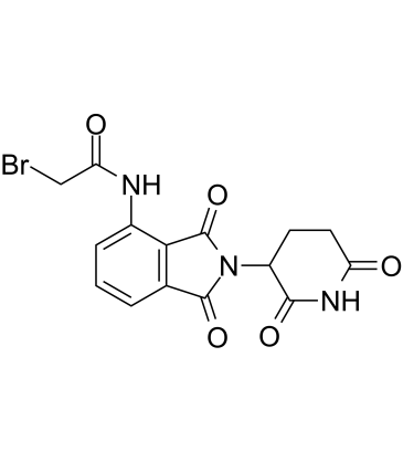 Pomalidomide-amido-C1-Br Structure