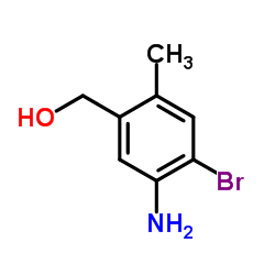 (5-Amino-4-bromo-2-methylphenyl)methanol结构式