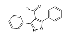 3,5-diphenyl-1,2-isoxazole-4-carboxylic acid Structure