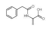 2-Propenoic acid,2-[(2-phenylacetyl)amino]-结构式